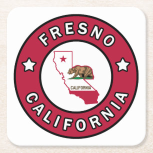 Porta-copo De Papel Quadrado Fresno California