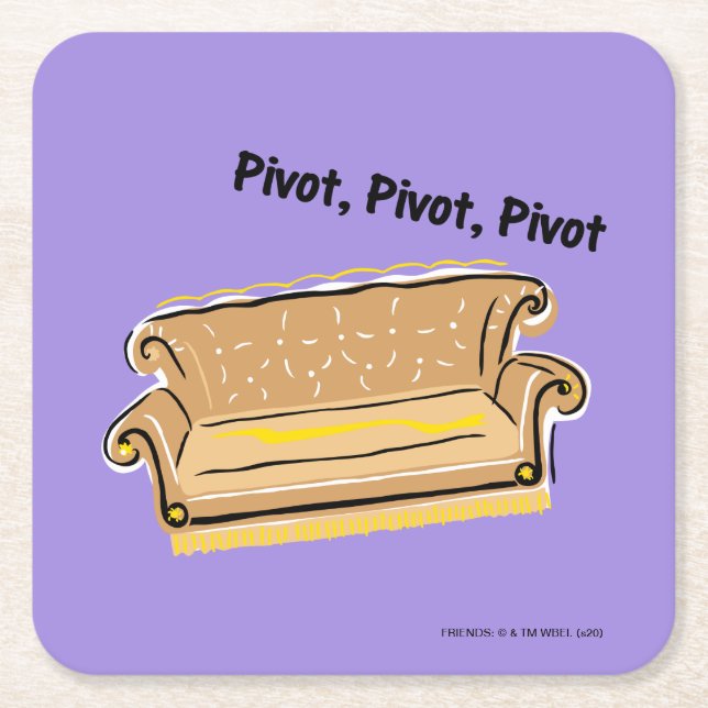 Porta-copo De Papel Quadrado FRIENDS™ | Pivot (Frente)