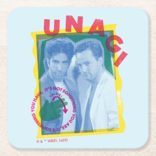 Porta-copo De Papel Quadrado FRIENDS™   Ross & Chandler - Unagi
