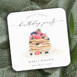 Porta-copo De Papel Quadrado Fruta Bonita Pancake Watercolor Qualquer Idade Ani<br><div class="desc">Se precisar de mais alguma personalização,  por favor,  sinta-se à vontade para me enviar uma mensagem em yellowfebstudio@gmail.com.</div>