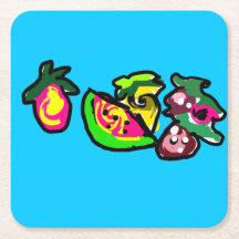 Frutas arte divertida 