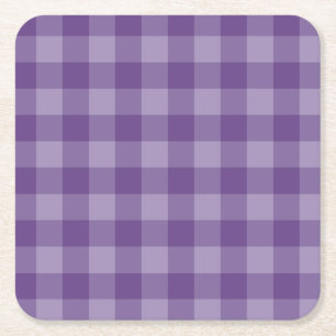 Porta-copo De Papel Quadrado Fundo checkered violeta