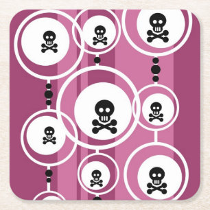 Porta-copo De Papel Quadrado Fundo do Grunge