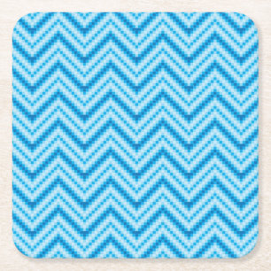 Porta-copo De Papel Quadrado Fundo do teste padrão de Chevron