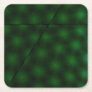 Porta-copo De Papel Quadrado Fundo verde abstrato