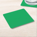 Porta-copo De Papel Quadrado Fundo verde deslumbrante com design de borda branc<br><div class="desc">6 Porta-copos de Papel Quadrados Personalizados para Qualquer Evento.</div>