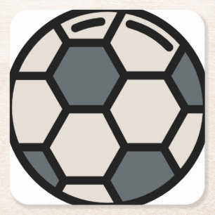Porta-copo De Papel Quadrado futebol