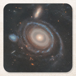 Porta-copo De Papel Quadrado Galáxia Alvo da Telescópio Espacial Hubble