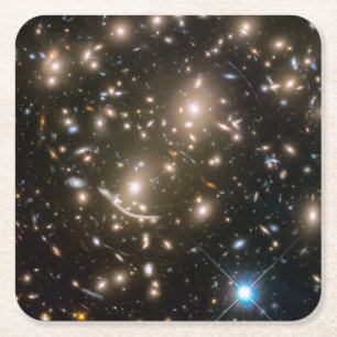 Porta-copo De Papel Quadrado Galaxy Cluster Abell 370