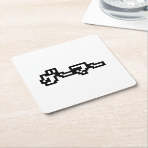 Porta-copo De Papel Quadrado Gamer Japonês ゲーマー Japão Idioma Nihongo