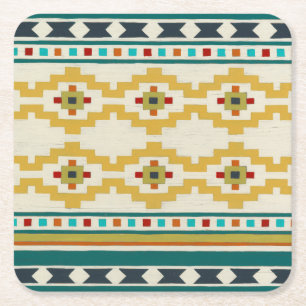 Porta-copo De Papel Quadrado Geometria Sudoeste III