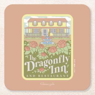 Porta-copo De Papel Quadrado Gilmore Girls   A Dragonfly Inn & Restaurant