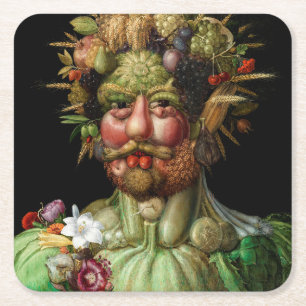 Porta-copo De Papel Quadrado Giuseppe Arcimboldo - Vertumnus