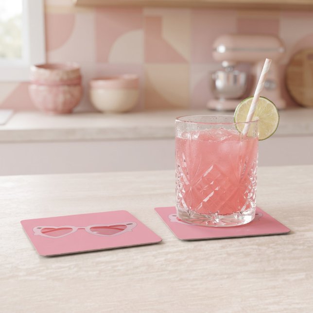 Porta-copo De Papel Quadrado Glasses (Criador carregado)