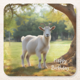 Porta-copo De Papel Quadrado Goat Lover Mug