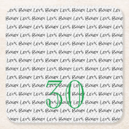 Porta-copo De Papel Quadrado Golfing 30 VAMOS BOGEY Diversão Golf Ball