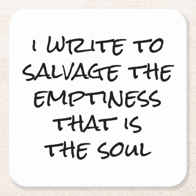 Porta-copo De Papel Quadrado Gravo Porta copos de papel (Frente)