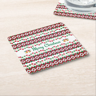 Porta-copo De Papel Quadrado Guardanapos de Natal
