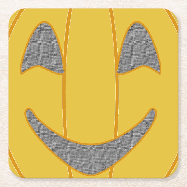 Porta-copo De Papel Quadrado Halloween (Frente)