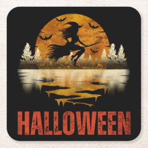 PORTA-COPO DE PAPEL QUADRADO HALLOWENIGHT WITCH