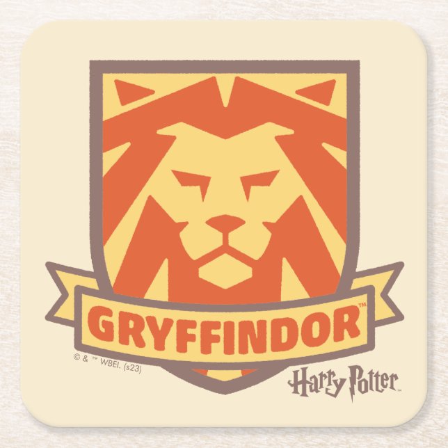 Porta-copo De Papel Quadrado HARRY POTTER™ | FFINDOR™ Crest. Mágica de Verão (Frente)