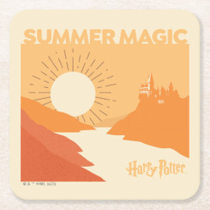 Porta-copo De Papel Quadrado HARRY POTTER™   HOGWARTS™ Summer Magic