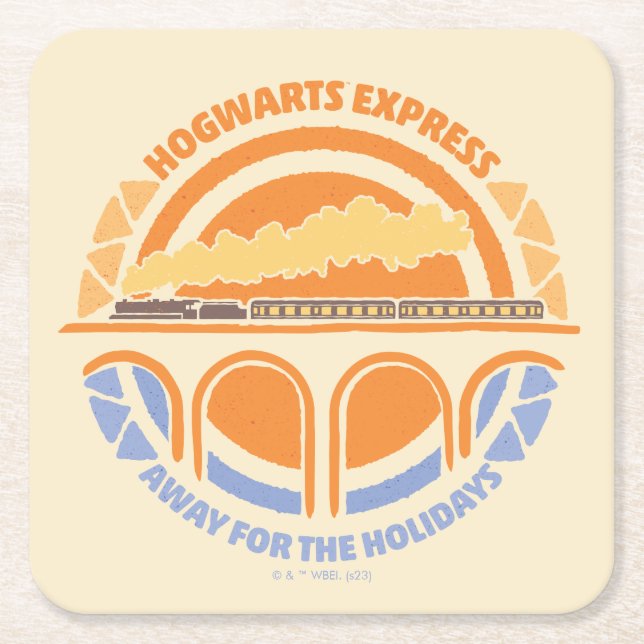 Porta-copo De Papel Quadrado HARRY POTTER™ | Summer Magic HOGWARTS™ Express (Frente)