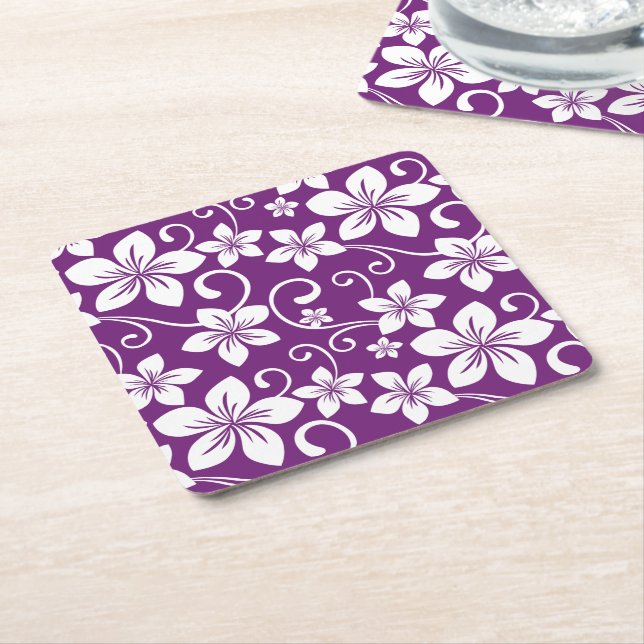 PORTA-COPO DE PAPEL QUADRADO HAWAII AZUL (PLUM) (Inclinado)