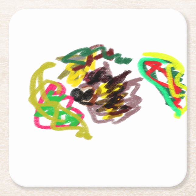 Porta-copo De Papel Quadrado Hedgehog play outono (Frente)