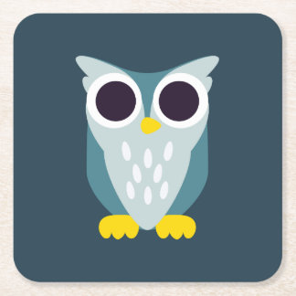 Porta-copo De Papel Quadrado Henry a coruja