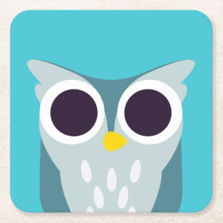 Porta-copo De Papel Quadrado Henry a coruja