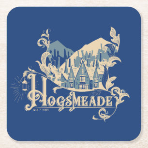 Porta-copo De Papel Quadrado HOGSMEADE™ Vintage Village Graphic