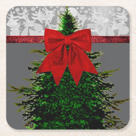 PORTA-COPO DE PAPEL QUADRADO HOLIDAY GLITTER