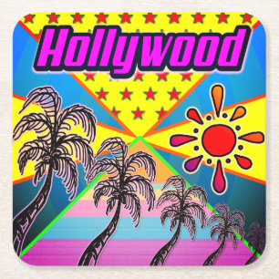 Porta-copo De Papel Quadrado Hollywood Freedom Porta copos