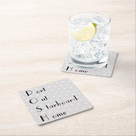 Porta-copo De Papel Quadrado Home page de saída de porta POSH