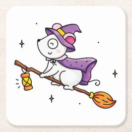 Porta-copo De Papel Quadrado Hora de bruxaria