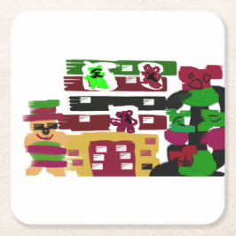 Porta-copo De Papel Quadrado Hotel Ginger