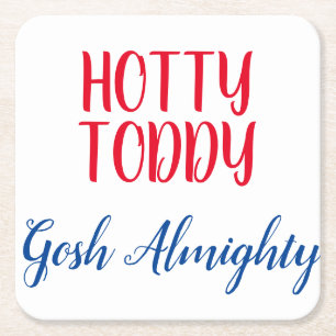 Porta-copo De Papel Quadrado Hotty Toddy Napkins