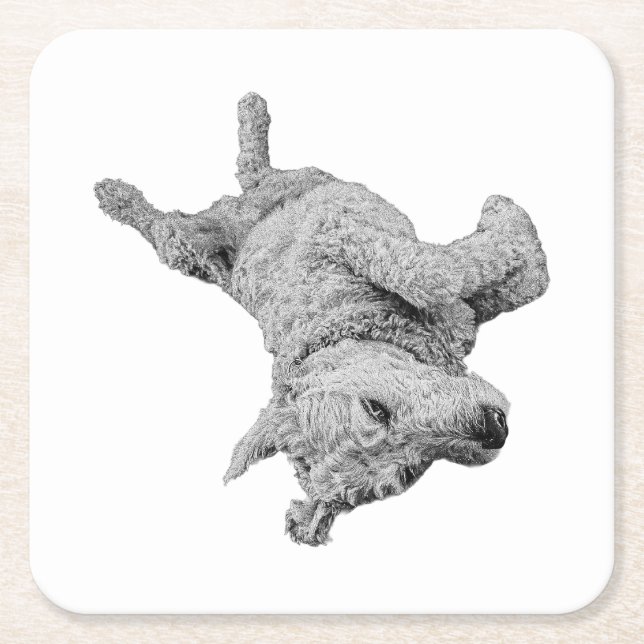 Porta-copo De Papel Quadrado Humor no Resto (Frente)