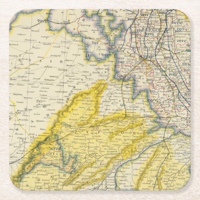 Porta-copo De Papel Quadrado India 4 (Frente)