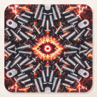 Porta-copo De Papel Quadrado Industrial Pulse - High-Voltage Coaster Set