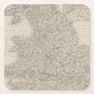 Porta-copo De Papel Quadrado Inglaterra 10