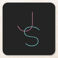 Iniciais modernas e elegantes e editáveis