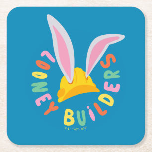 Porta-copo De Papel Quadrado INSETOS BUNNY BUILDERS™  Logotipo do círculo do du