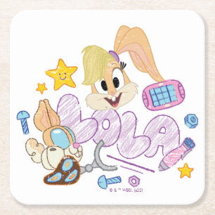 Porta-copo De Papel Quadrado INSETOS BUNNY BUILDERS™  Lola Sketch Art