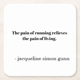 Porta-copo De Papel Quadrado Inspiration runners 