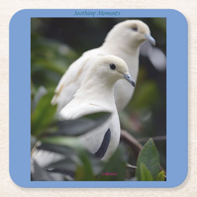 Porta-copo De Papel Quadrado Inspiring Square Paper Coaster (Frente)