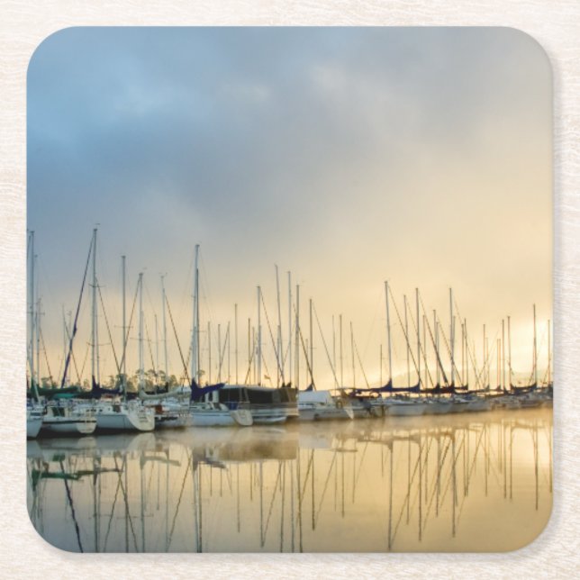 Porta-copo De Papel Quadrado Interrupção por II (Frente)