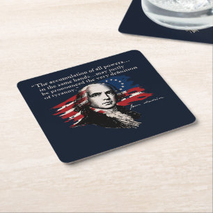Porta-copo De Papel Quadrado James Madison