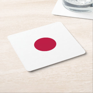 Porta-copo De Papel Quadrado Japan Flag: Land of Rising Sun, Hinomaru, Nisshōki